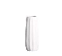 METTEOR Vase en céramique de Taille Moyenne et Grande pour Salon, Simple, Petite Composition Florale, décoration créative (Blanc L)