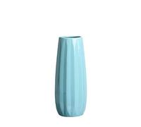 METTEOR Vase en céramique de Taille Moyenne et Grande pour Salon, Simple, Petite Composition Florale, décoration créative (Bleu M)