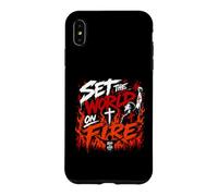 Mettez Le Monde sur Le feu, Jésus est Roi de l'évangile de la Renaissance Coque pour iPhone XS Max
