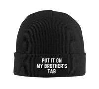 Mettez-Le sur La Note De Mon Frère pour Son Anniversaire Bonnet Hiver Thermique Bonnet Homme Doux Bonnets pour l'escalade Ski Course À Pied