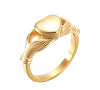 Mettez mon cœur pour vous ouverte de crémation cendres anneaux d'urne anneaux de doigt vintage en forme de coeur d'anneau commémoratif pour femmes bijoux, 8