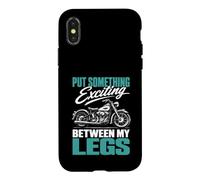 Mettez Quelque Chose d'excitant Entre Mes Jambes Moto Coque pour iPhone X/XS