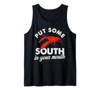 Mettez Un Peu de sud dans Votre Bouche Louisiane Mardi Gras Débardeur