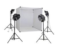 Mettle Set Cube 900 avec XXL Tente d'éclairage photo en, 28 x 85 W