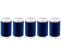 Mettler 10450-0793 N°50 Bobine de Fil Lot de 5 Finition Soie 500 m