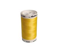 Mettler A2596-0630 Fil de Couture et de Broderie en Polyester 0630 Jaune/Orange 800 m