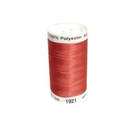 Mettler A2596-1921 Fil de couture et de broderie en polyester 1921 Rouge 800 m