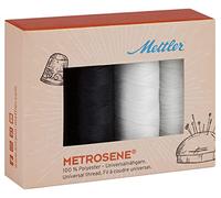 Mettler Bobines de Fil, Noir et Blanc