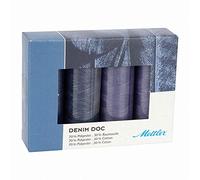 Mettler Doc No.75 Kit de fils Bleu denim