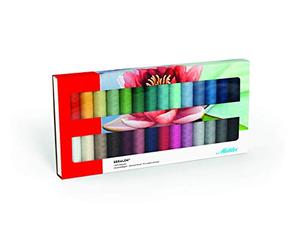 Mettler Fil universel SERALON® - Fil à coudre tout usage indéchirable 100% polyester, couture à la main et à la machine - Bobines de 28 x 200 m, Couleurs assorties