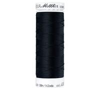 Mettler SERAFLEX Fil à coudre élastique Noir 130 m