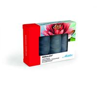 Mettler SERALON Grey 4er Kit Nähgarn Set: Universal Garn zum Nähen Oder Sticken, Nähgarn für Nähmaschine, 100% Polyester, SE4-Kit, 200m Pro Rolle