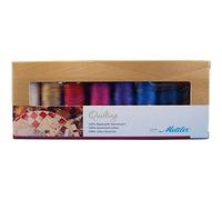 Mettler SFCQ89136-KIT Lot de 8 bobines de fil en coton pour machine à coudre