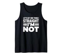 Mettons Les Choses au Clair : Je ne suis Pas - Funny Gay Pride Débardeur