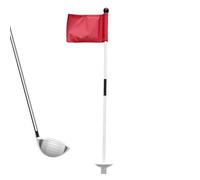 Mettre Des Drapeaux Verts | Drapeau Vert Détachable Avec Coupe De Trou De Golf,Bâton De Drapeau De Golf En Fibre De Verre Pour Pelouse, De Sable, Accessoires De Golf Portables Pour Intérieur Et
