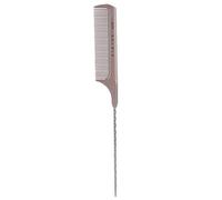 Mettre en évidence le peigne de cheveux en spirale Pintail rat peigne de coiffure de coiffure pour coiffure pour la maison salon rouge gris (Gris)