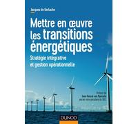 Mettre en oeuvre les transitions énergétiques - Stratégie intégrative et gestion opérationnelle - Jacques de Gerlache - Dunod - broché - Essai