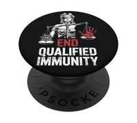 Mettre Fin à l'immunité qualifiée | Réforme de la Justice - Activiste PopSockets PopGrip Adhésif