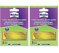 METYLAN 3 lames de rechange pour outil décolleur de papiers peints Metylan (Lot de 2)