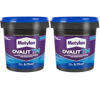 METYLAN Ovalit TM, Colle pour revêtements muraux, colle prête à l'emploi pour textiles muraux et toile de verre- Pot 750g (Lot de 2)