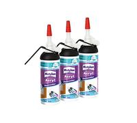 Metylan Structure acrylique pour mur et plafond, mastic extensible pour joints de raccordement, avec système Easy Pulse pour une utilisation directe sans cartouche de pistolet, blanc cassé, 3 x 100 ml