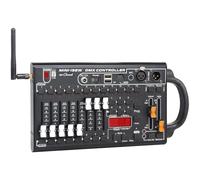 MetYonLaser DMX512 Console professionnelle de contrôle de la lumière de scène 192 canaux pour DJ, KTV et concerts Système de contrôle de la lumière sans fil