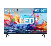 Metz 40 Pouces (100 cm) Smart TV FHD Google Television LED, Gen 6 QLED +, HDR 10 Dolby Audio Bluetooth 5,1 EyeCare Tuner DVB-T/T2/C/S/S2 CI+, 1.5GB RAM Amélioration (40MQH7000Y, 2026 Nouveau Modèle)