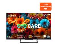 METZ 65MQF7500Z TV 65 pouces (165 cm) QLED 4K UHD Google TV, HDR10+, Dolby Vision & Atmos, HDMI 2.1, VRR, MEMC, Chromecast intégré, triple tuner DVB-T/T2/C/S/S2, faible lumière bleue