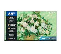 Metz Art TV QLED 65 Pouces (164 cm) Smart LED 4K Television Google Tele Ecran Mat Antireflet Mode Art HDR 10 Dolby Vision Dolby Atmos Bluetooth EyeCare Tuner DVB-T/-T2/-C/-S/-S2 CI+ (MUE7800Z)