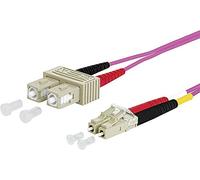 Metz Connect 151S1EOJO20E fibre optique FO Câble de raccordement [2x SC mâle - 2x LC mâle] 50/125 µ