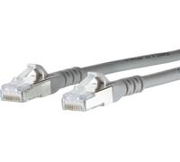 Metz Connect 1308452033-E RJ45 Câble réseau, câble patch CAT 6a S/FTP 2.00 m gris avec cliquet dencastrement 1 pc(s)