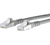 Metz Connect 130845B533-E RJ45 Câble réseau, câble patch CAT 6a S/FTP 25.00 m gris avec cliquet d'encastrement 1 pc(s)