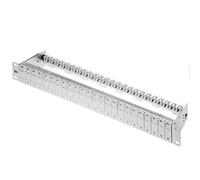 Metz Connect 130920 - 00-E Panneau de Brassage - Baie d'entrée (Gris, 10 Gigabit, 1U, -40 - 70 °C, RJ-45, -40 - 70 °C)