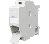 Metz Connect 1309428103-E Prise réseau profilé gris clair