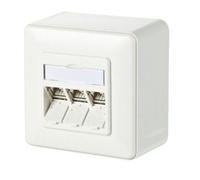 METZ CONNECT 130B11D30002-E prise de courant RJ-45 Blanc