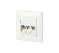 Metz Connect Prise de courant RJ-45 130B11D31002-E Blanc