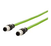 Metz Connect 142M1D11010 M12 Câble réseau, câble patch CAT 5e SF/FTP 1.00 m