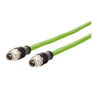 Metz Connect 142M2X11020 M12 Câble réseau, câble patch CAT 6a S/FTP 2.00 m vert