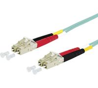 Metz Connect 151J1JOJO50E fibre optique FO Câble de raccordement 5.00 m turquoise [2x LC mâle - 2x LC mâle] 50/125 µ Multimode OM3