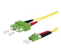 Metz Connect 151P1EAJA10E fibre optique FO Câble de raccordement 1.00 m jaune