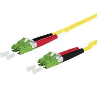 Metz Connect 151P1JAJA20E fibre optique FO Câble de raccordement 2.00 m jaune [2x LC mâle - 2x LC mâle] 9/125 µ Singlemode OS2