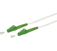 Metz Connect 151P7JAJA30E fibre optique FO Câble de raccordement 3.00 m jaune [1x LC mâle - 1x LC mâle] 9/125 µ Singlemode OS2