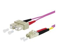 Metz Connect 151S1EOJO20E fibre optique FO Câble de raccordement 2.00 m violet