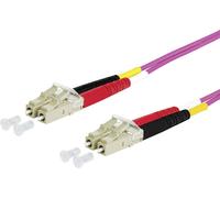 Metz Connect 151S1JOJO50E fibre optique FO Câble de raccordement [2x LC mâle - 2x LC mâle] 50/125 µ Multimode OM4 5.00 m