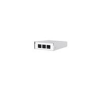 METZ CONNECT Boîtier AP Keystone 3 ports blanc pur RAL9010