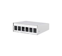 METZ CONNECT Boîtier AP Keystone 6 Ports Blanc Pur RAL9010