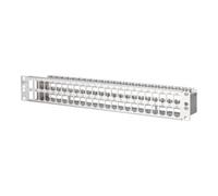 Metz Connect BTR NETCOM Baie de brassage modulaire 48 ports 1,5U acier inoxydable vide TN MPP48-Edst-leer Quantité:1