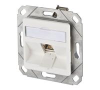 Metz Connect BTR NETCOM Boîte de connexion, Cat.6A 1xRJ45, emballage individuel, gris TN E-DATmod-1Upk-rws Quantité:1