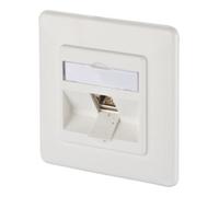 Metz Connect BTR NETCOM Boîte de connexion, Cat.6A 1xRJ45, UP, blanc TN E-DATmod-1UP-rws Quantité:1
