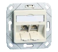 Metz Connect BTR NETCOM Boîtier de connexion C6A module Upk 2 ports 270 Upk, rws TN C6Amod-2UPk-270rw Quantité:1